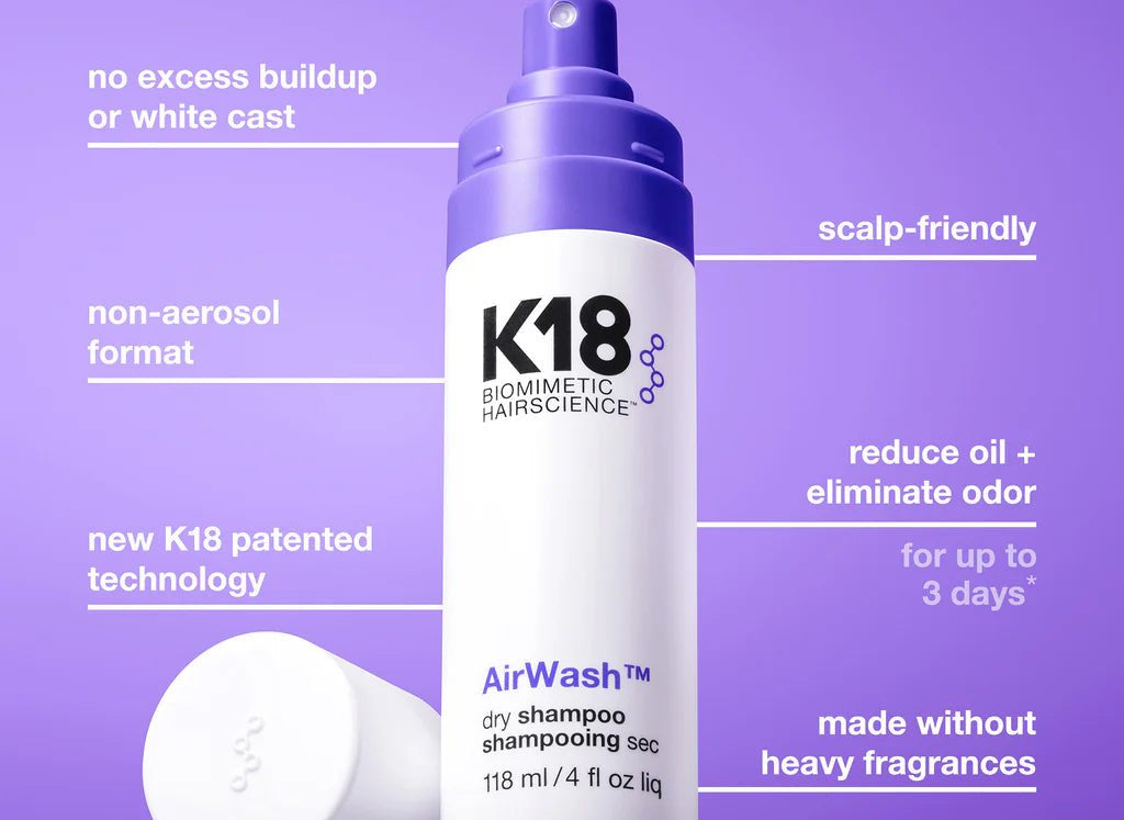 K18 AirWash Dry Shampoo: The Ultimate Hair Refresher