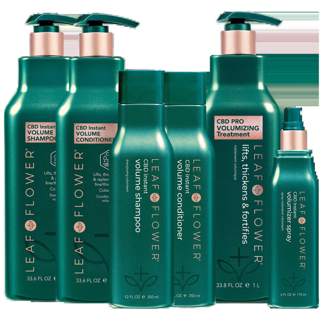 Leaf and Flower Instant Volume Collection - Best Hair Products for